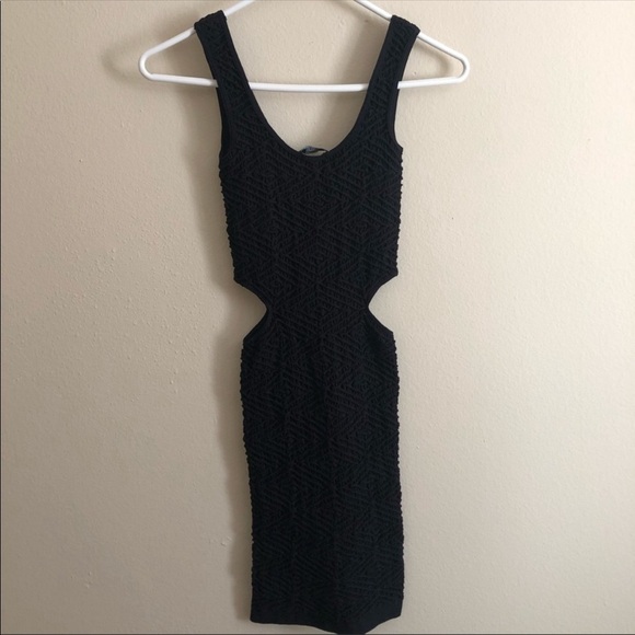 Bebe Little Black Cutout Dress - Picture 7 of 7